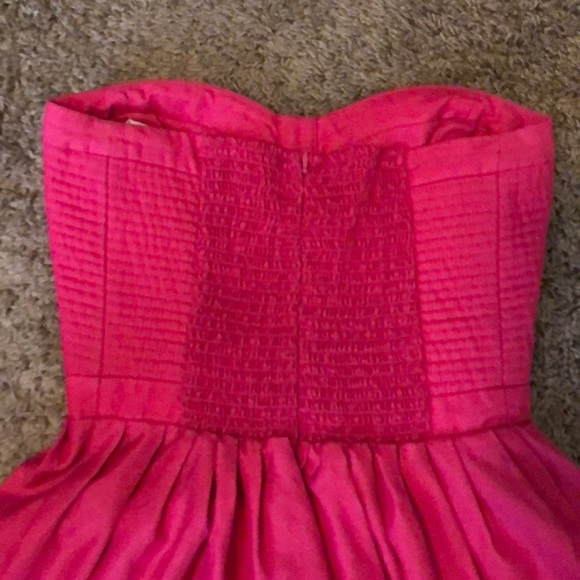 DEVLIN Magenta Pink Strapless Dress with Pockets - Picture 8 of 8